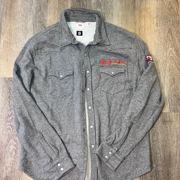 Levi's Other - Levi's NFL San Francisco 49ers Shacket - Heather Gray - Men's XXL